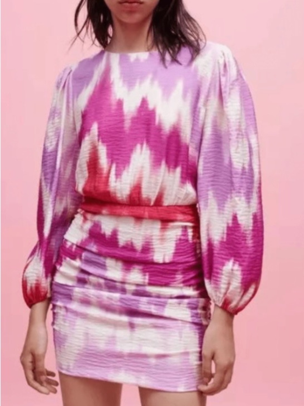 NWT Maje Ritie Tie-Dye Woven
Mini Dress Size 36